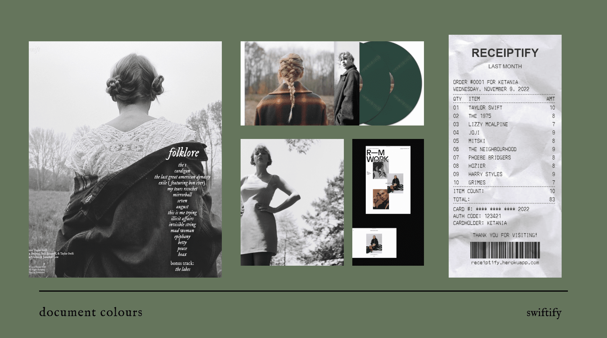 a collection of images that inspired the design of the site